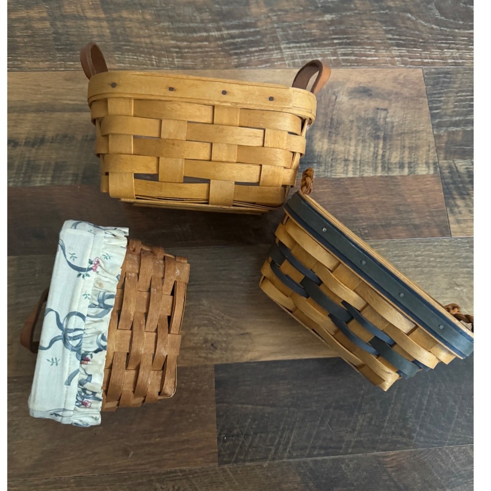 Longaberger 3 baskets collection‎ Club  Edition Century Celebration Included